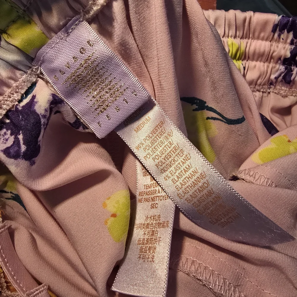 Savage X Fenty Pink Floral Joggers - Picture 5 of 5